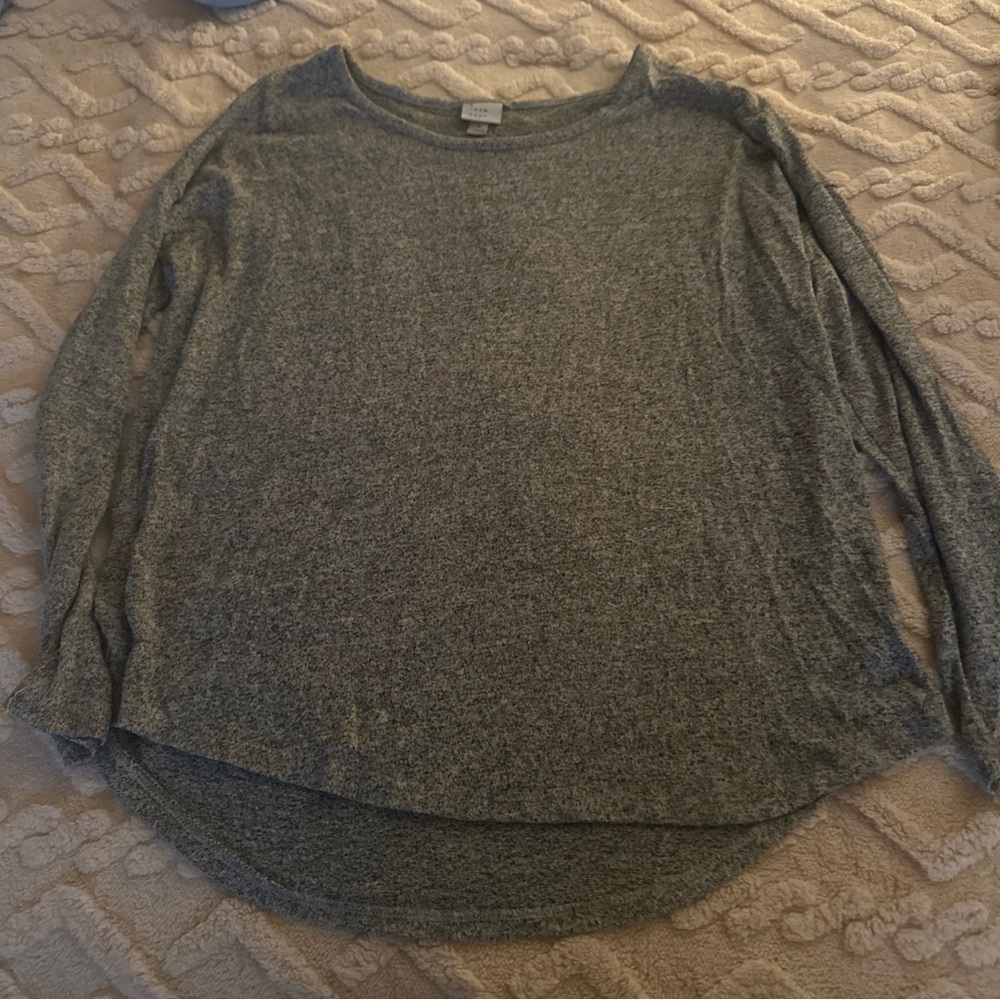 a new day Charcoal Long Sleeve Women's Tee